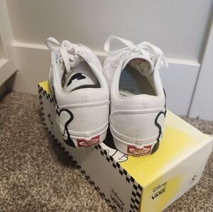 White Disney Mickey Vans